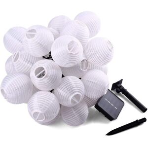 RAPANDA Guirnalda de luces solares para exteriores, 6 m, 30 LED, impermeable, 2 modos, para jardín, árboles, patio, bodas, fiestas y festivales. Image