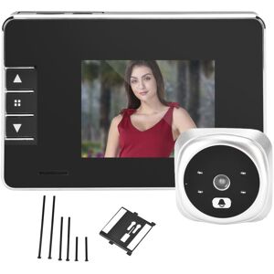 Jeffergarden - Timbre con vídeo inteligente, pantalla lcd tft de 3 pulgadas, cámara de visión nocturna infrarroja de gran angular de 120° para Image