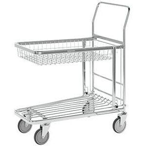 Kongamek - Carrito de supermercado galvanizado l x a x h 870 x 530 x Image