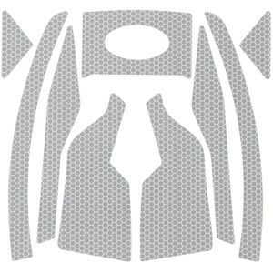 JSP Lote de 10 - Pegatinas reflectantes CR2 para casco Evo Vista Gris Image