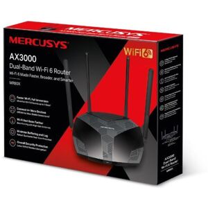 TP-Link Rúter Ethernet wan Doble banda (2,4 GHz / 5 GHz) mercusys MR80X n Image
