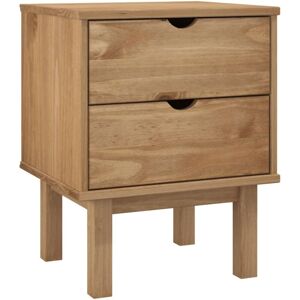 Mesita de noche otta madera maciza de pino 45x39x57 cm Vidaxl Image