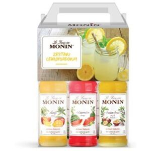 MONIN Set de 3 jarabes de limonada 250 ml - sandía, maracuyá, mango Image