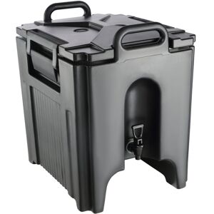 Mophorn - Dispensador de Bebidas Aislado Dispensador de Agua Fría y Caliente No Electrico 37,6 l Almacenamiento de Alimentos de Acero Inoxidable Image