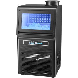 Mophorn Máquina de Hielo 31,75 kg/24 h con Depósito de 5,44 kg 36 Cubos de Hielo en 15 Minutos Pantalla LED Digital Autolimpiante para Bares y Image