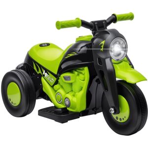 Aiyaplay - Moto eléctrica para niños de +2 años moto de batería para niños 6V con función de soplar burbujas faros música velocidad 3 km/h carga 30 Image