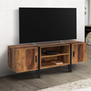 Idmarket - Mueble tv austria 140 cm 2 puertas con patas de pasador Image