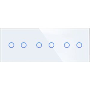 Panel de vidrio triple 2G2G2G Blanco DC Smart Home Image
