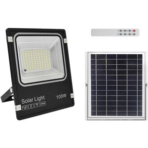 Hepoluz - proyector led 200 W.6000 k.+placa solar+mando distancia IP65 Image