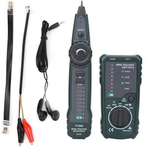 SNQ Rastreador de cables multifuncional , comprobador de cables de red telefónica FY868 RJ45 RJ11, kit de localizador de línea lan Image