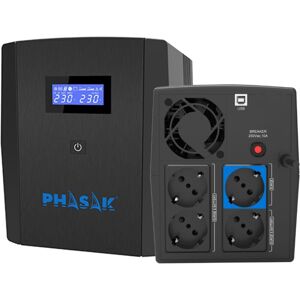 Sai Interactivo Phasak Sirius 2260 va Modelo ph 7322, Protección para Equipos Sensibles, Regulador Automático de Voltaje, Sobretensión, Arranque en Image