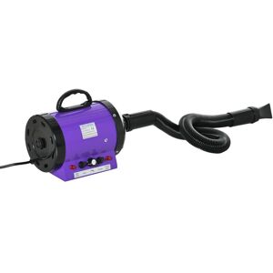 Secador de pelo para perros 2800W con temperatura y velocidad del viento ajustable 3 boquillas tubo flexible 2,1 m y asa portátil 40x16x20 cm - Pawhut Image