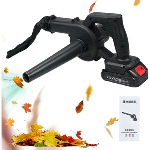 SNQ Soplador de hojas a batería de 21 v - Soplador de hojas inalámbrico con batería y cargador 23000 r/min 3,3 m³/min - Para jardines Image