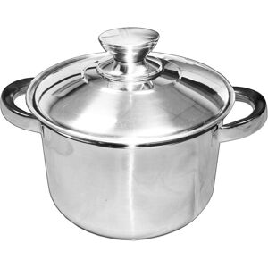 FPLUS TALOX Olla de acero Inoxidable 18/8 con tapa 32x18cm - 14,4 L Mod. 201 Image