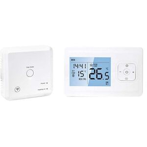 AYYQH Termostato inteligente Wi-Fi Termostato programable inalámbrico con receptor rf Montaje en pared Estilo de mesa Control por aplicación Control por Image