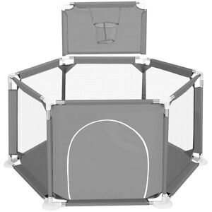 INSMA Valla para parque 180 x 122 cm navidad gris Image