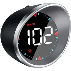 AIPERQ Velocímetro HUD para coche - Pantalla universal para parabrisas MPH/KM - Velocímetro digital - Detector de velocidad GPS - Alarma de exceso de Image