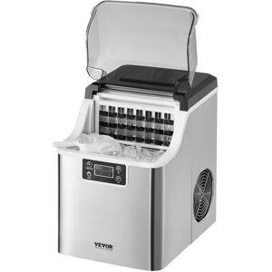 Vevor - Máquina para Hacer Hielo de Encimera, 20 kg/24 h, con Pala y Canasta para Hielo, con 3 Tamaños de Cubitos de Hielo para el Hogar, la Cocina, Image