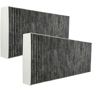 2x filtro de carbón activado compatible con Bosch DFS098K50, DFS068K50, DFS067E50, DFR097E50 campanas cocina - 46 x 19,1 x 5 cm - Vhbw Image