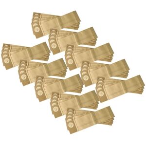 vhbw 50x bolsa compatible con Alto GU 350, GU 450 aspiradora - 38,5 cm x 10 cm marrón Image