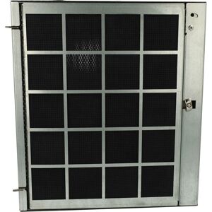 Vhbw - Filtro de carbón activado compatible con Miele da 5190 w ext, da 5196 6 w ext, da 5196 w campanas cocina - 25,6 x 23 x 2,2 cm, regenerable Image