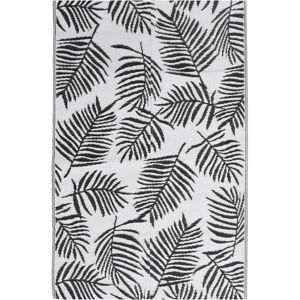 Alfombra de exterior ARAKIL negra 140x200 cm PP vidaXL Image