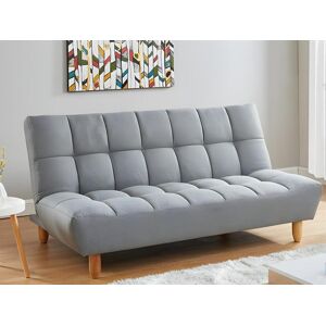 Unique Sofá-cama de 3 plazas de tela ESTEBAN - Gris Image