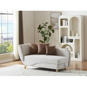 Unique Diván (ángulo derecho) convertible de tela beige con arcón PENELOPE Image