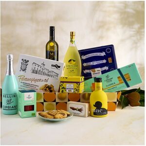 Cestas Club del Gourmet BANDEJA LITTLE ITALY - Vino blanco, pasta y aperitivos. Image