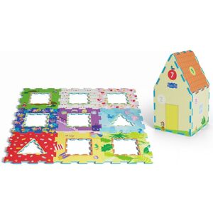 Deqube Puzzle Manta Foam Casa Peppa Pig . Image