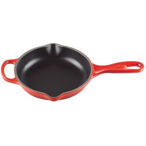 Le Creuset Sartén Skillet redonda de hierro fundido . Cereza Sartén de 16 cm Image