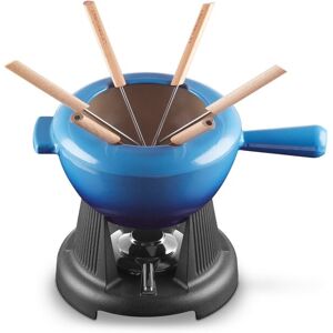 Le Creuset Juego de Fondue Hierro Fundido . Azulón Image