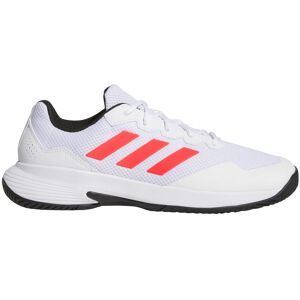 Adidas Zapatillas de tenis y pádel de hombre GAMECOURT 2 . Blanco / Rojo 44 y 2/3 Image