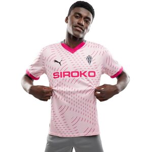 Puma Camiseta fútbol Adulto Oficial Real Sporting Temporada 2024-25 . Rosa L Image