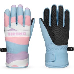 Siroko Guantes térmicos esquí niños Bubbles . Multicolor 8 Años Image