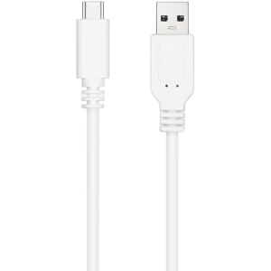 Nanocable Cable USB 2.0 3A USB-C/M para USB-A/M 2 M Blanco Image