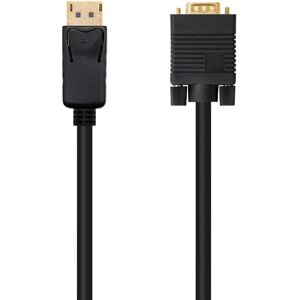 Nanocable Cable Conversor DisplayPort/M para VGA/M 5 M Negro Image