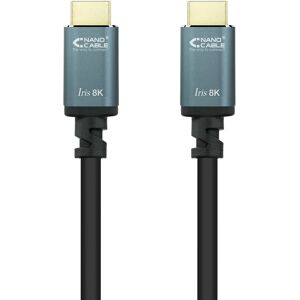 Nanocable Cable HDMI V2.1 8K IRIS USB-A M/M 0.5 M Negro Image