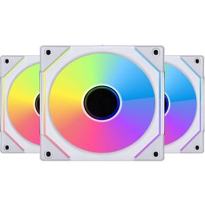 Lian-Li Ventilador UNI FAN SL120 Infinity RGB PWM Blanco 120mm (Pack 3) Image