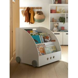 VERTBAUDET Biblioteca con ruedas Sirius blanco/gris Image