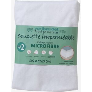 VERTBAUDET Pack de 2 fundas de microfibra ultra absorbentes blanco Image