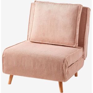 VERTBAUDET Sofá cama de 1 plaza de pana nude Image