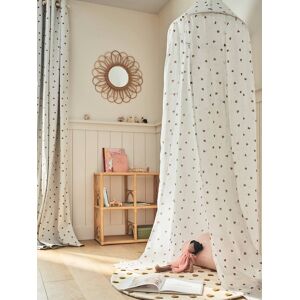 VERTBAUDET Dosel de cama Corazón básicos beige estampado Image