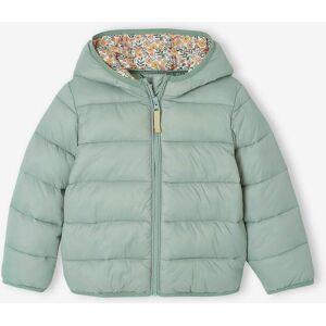 VERTBAUDET Chaqueta acolchada ligera con capucha para niña   verde grisáceo Image