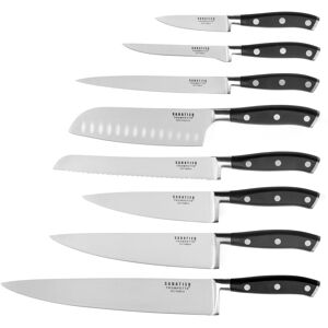 Sabatier Trompette Juego de 8 cuchillos de cocina  Negro Image