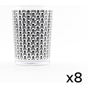 Scalpers Set de 8 vasos de agua en vidrio transparente 50 cl Image