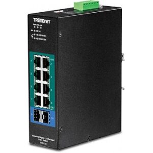 Tristar Sp Trendnet TI-PG102I switch Gestionado L2 Gigabit Ethernet (10/100/1000) Negro Energía sobre Ethernet Image