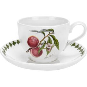Portmeirion Taza de té con plato Pomona Melocotón . Multicolor Image