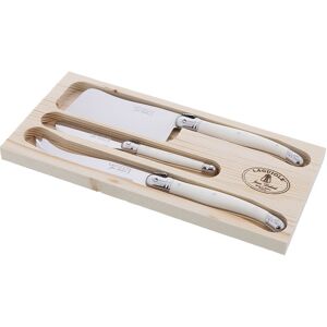 Laguiole Set de 3 cuchillos para el queso Lyon Jean Dubost . Blanco Image