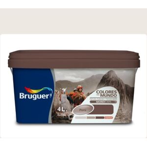 Bruguer Pintura Plástica Mate Colores Del Mundo 4 l - Matiz Perú. Matiz Piedra 4 litros Image